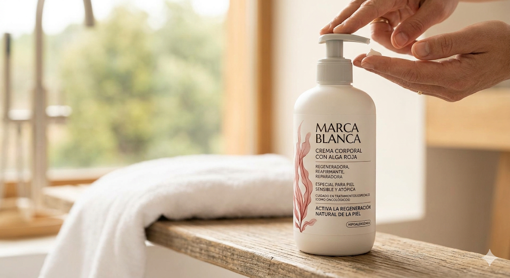 Crema corporal  bioactiva con ALGA ROJA